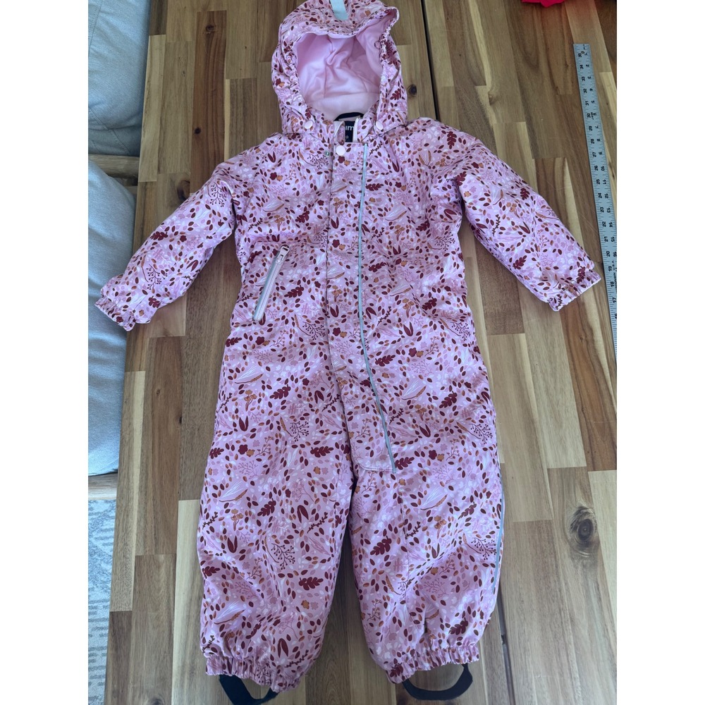 Reima Winter Snowsuit Us Size 2t Baby Toddler Jacket Suit patterned pink